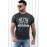Gray GRANDDAUGHTER Letter Print Muscle Fit Men's T Shirt